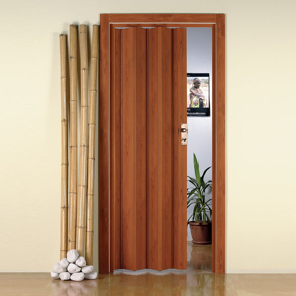 Indoor-Falttür 88,5 x 214 cm aus Saba-Jasmine-Kirsch-PVC prezzo