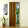 Indoor-Falttür 83x214 cm aus PVC Saba Iris Dark Wood