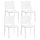 Set mit 4 stapelbaren Stühlen 81 x 46 x 56 cm aus Polypropylen und Fiberglas Porto Bianco