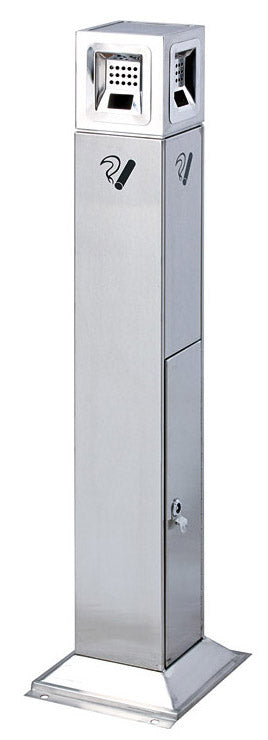 prezzo Säulenaschenbecher 30,5 x 106,3 x 24,7 cm aus Stahl 3L für Indoor Outdoor