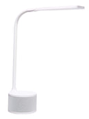 Lampada da Scrivania con LED e Altoparlante Bluetooth 29x10,5x38 cm in Plastica Bianca-1