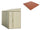 Boden für Garden Box 122 x 240 x 188 cm in Terracotta Plastic
