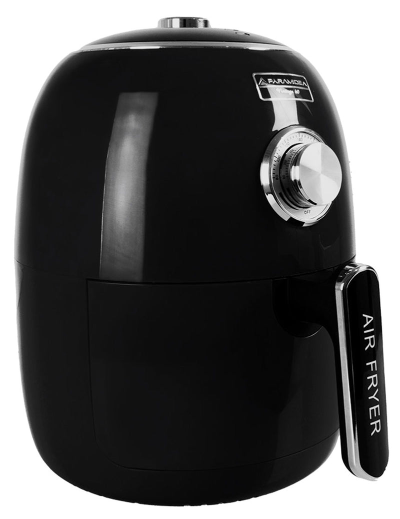 Friggitrice ad Aria Vintage 1400W 4 litri Pyramidea AF1960B Nera-1