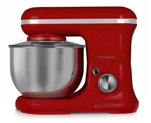 5 Liter 1200 W Mixer mit Pyramidea IP5005R Roter Stahlschüssel acquista