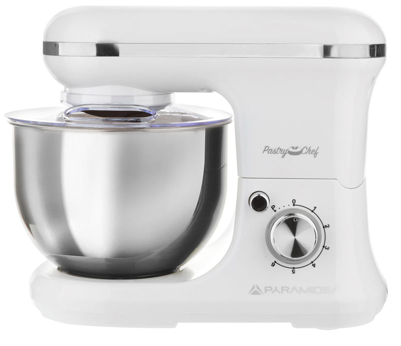 Impastatrice 5 litri 1200W con ciotola in acciaio Pyramidea IP5005W Bianco-1