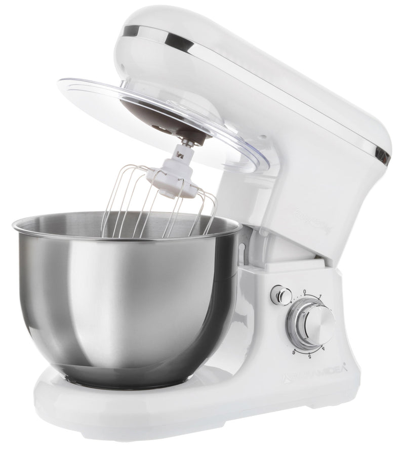 Impastatrice 5 litri 1200W con ciotola in acciaio Pyramidea IP5005W Bianco-4