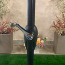 Ombrellone da Giardino in Alluminio Ø3m Nero-5