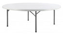 Tavolo Catering Rotondo Pieghevole Ø150x74 cm Bianco-1