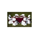 Tavolo Catering Rotondo Pieghevole Ø150x74 cm Bianco-5