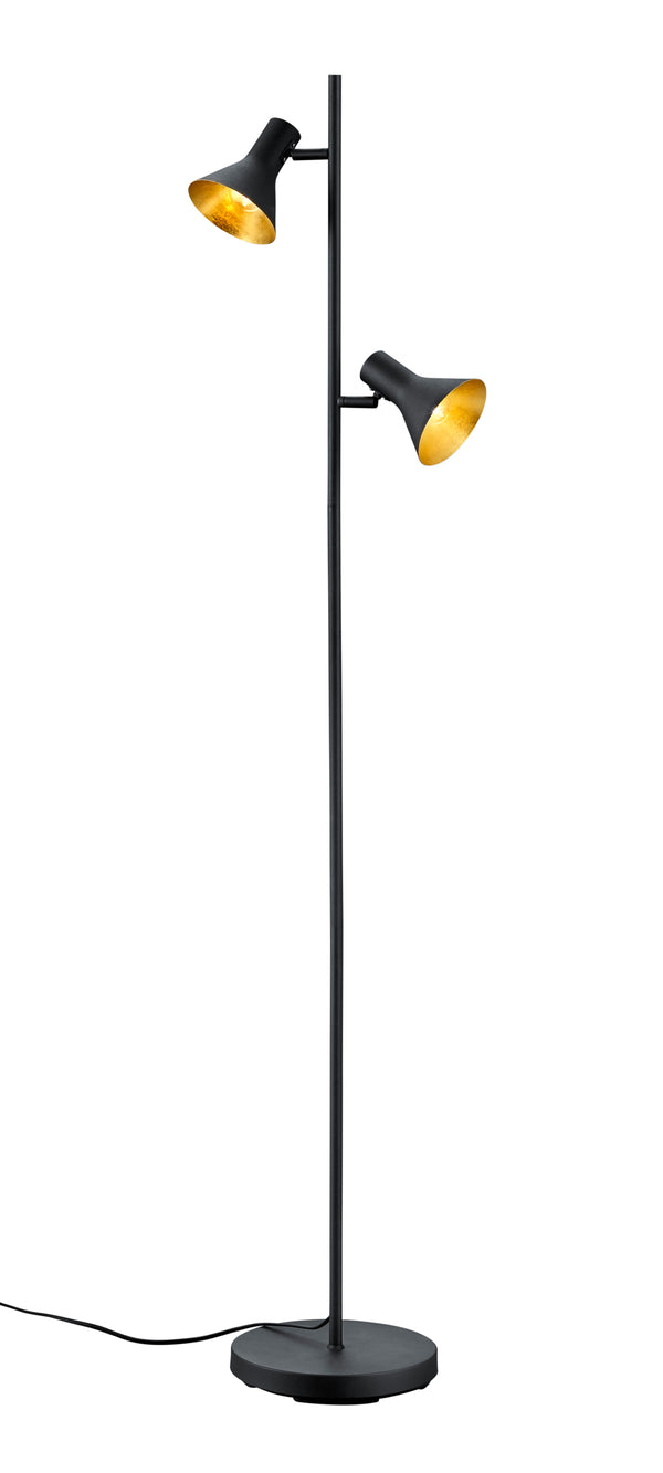 online E14-Stehlampe für den Innenbereich aus schwarzem Metall