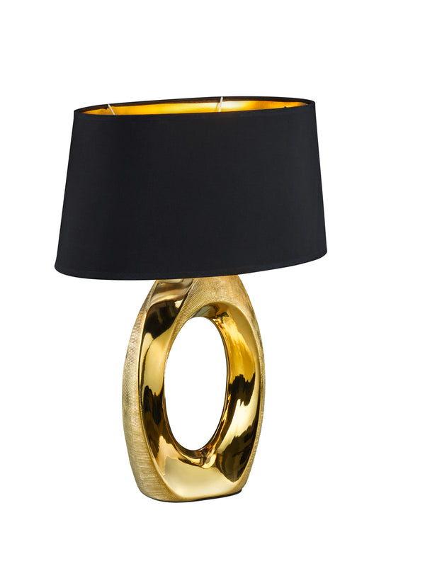 acquista Tischlampe für den Innenbereich E27 aus goldfarbener Keramik