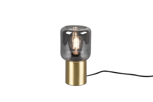 acquista LED-Innentischlampe aus mattem Messingmetall