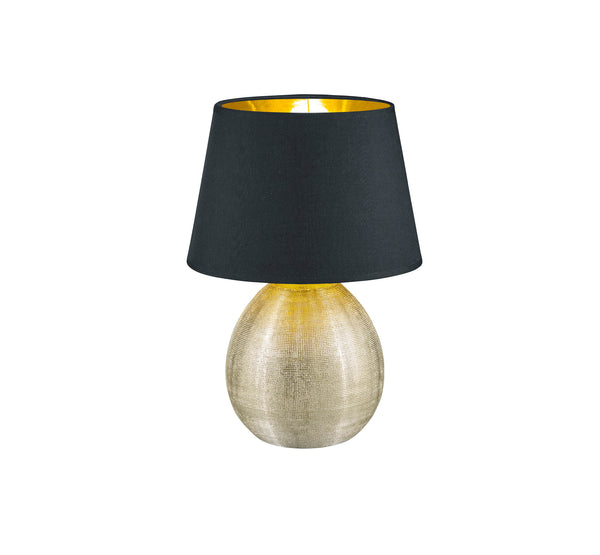 Tischlampe für den Innenbereich E27 aus goldfarbener Keramik prezzo