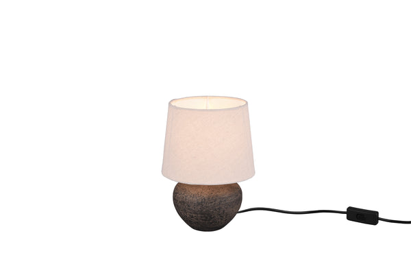 LED-Innentischlampe aus brauner Keramik acquista