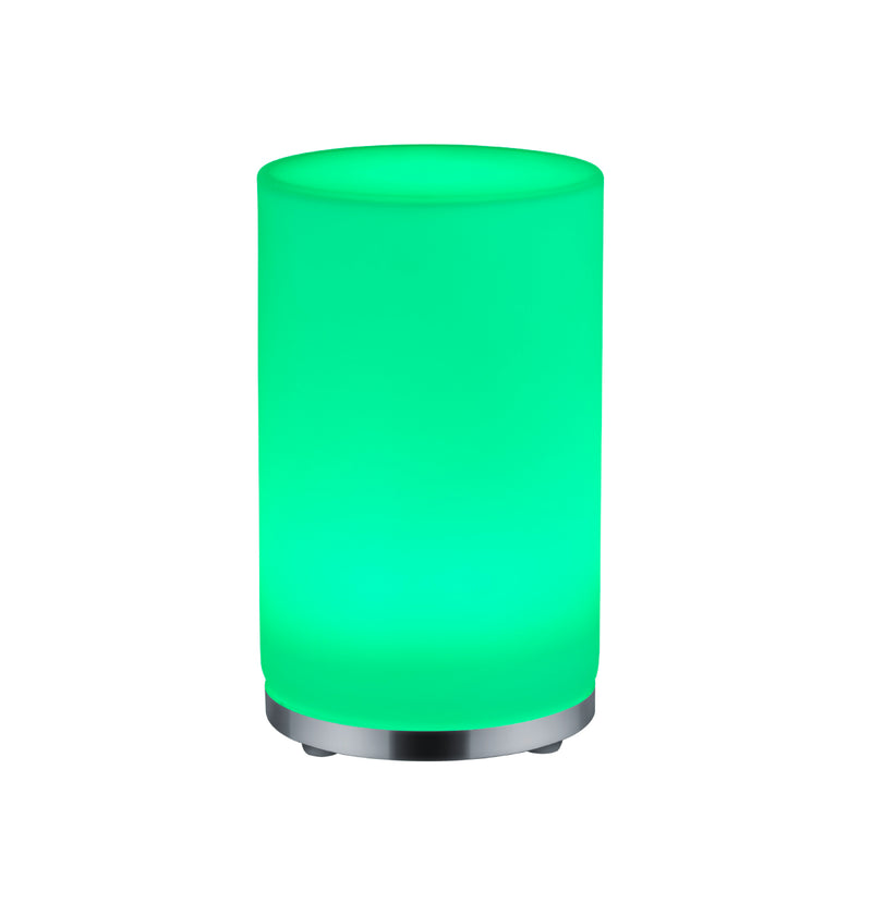 Lampada tavolo da Interno a LED in Plastica Cromo-3