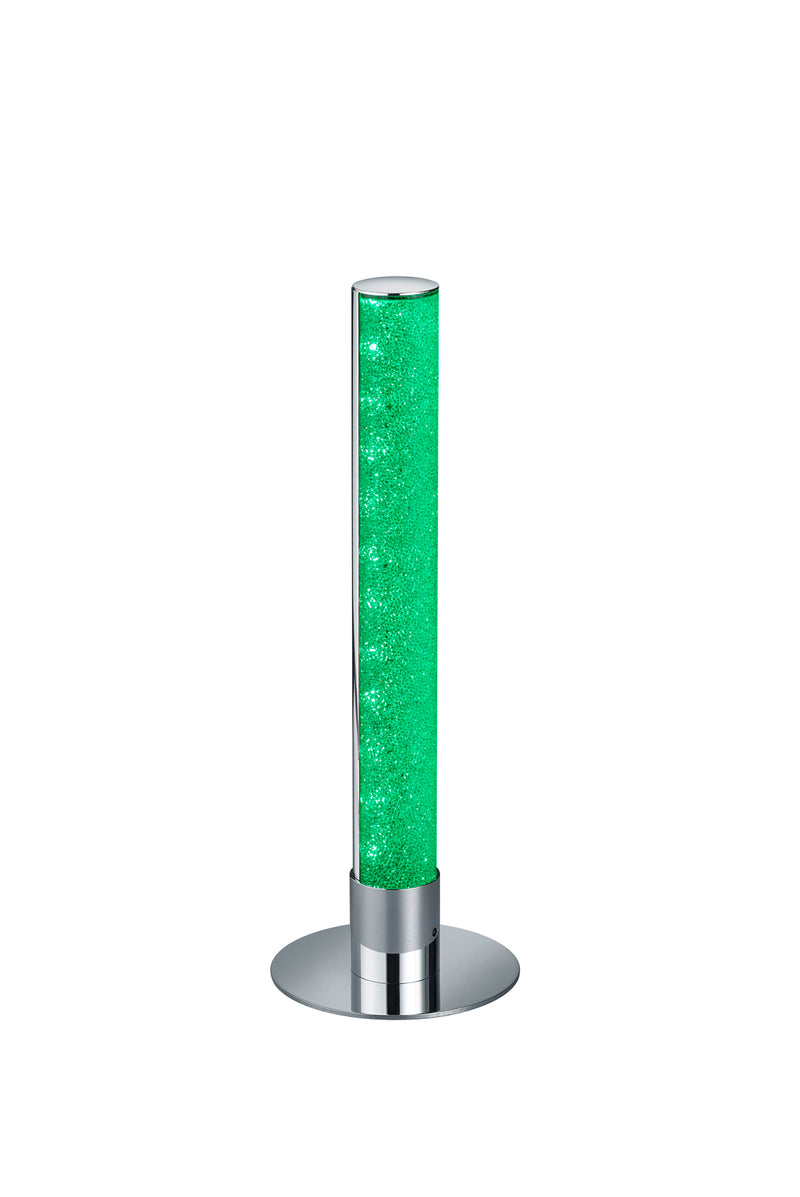 Lampada tavolo da Interno a LED in Metallo Cromo-3