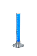 Lampada tavolo da Interno a LED in Metallo Cromo-4