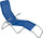 Klappbarer Liegestuhl aus Stahl Ranieri Formentera Blue Textilene Fabric