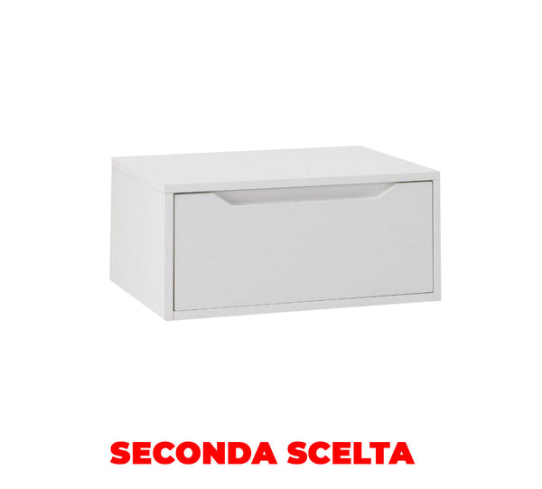 online Mobile Bagno Sospeso 60 cm in Legno TFT Belsk Bianco Opaco Seconda Scelta