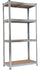 Fadi Silver Regal 4 Regale 80 x 40 x 160 cm aus verzinktem Stahl und MDF