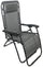 Zero Gravity Reclining Folding Liegestuhl aus Stahl und grauem Siesta Textilene