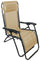 Zero Gravity Reclining Folding Liegestuhl aus Stahl und Textilene Siesta Beige