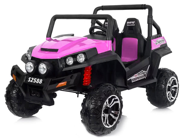 acquista Elektroauto für Kinder 24V 2 Sitze Babyfun Polar Full Optional Pink