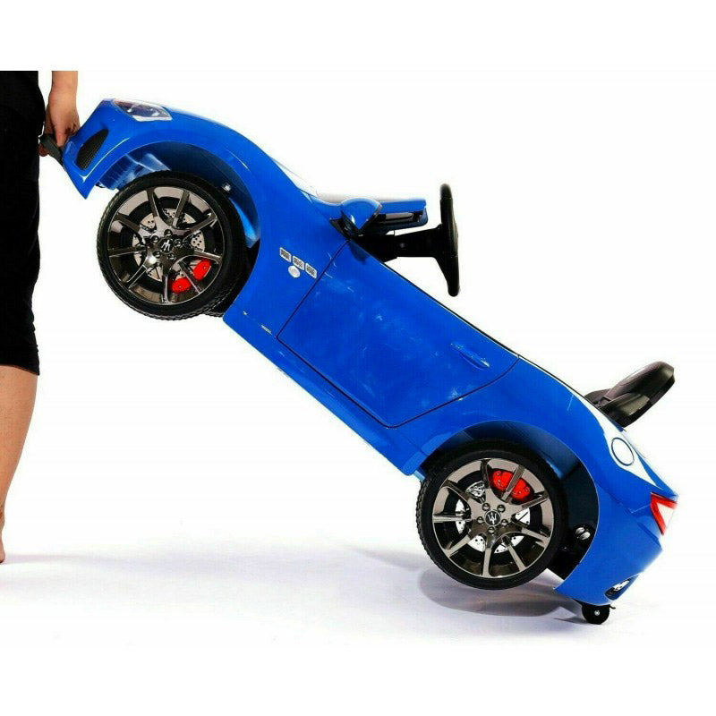 Macchina Elettrica per Bambini 12V Maserati GranCabrio S502 Blu-10