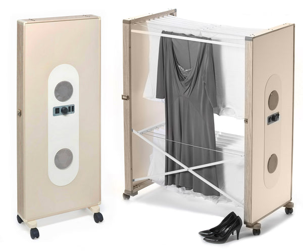 Stendibiancheria Elettrico Asciugabiancheria 40W con Ionizzatore e Inverter Alfie 690 Special Marrone Ribeira e Crema acquista