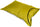 Großes Schlittenkissen für Schnee 160 x 110 cm in Acryl Pomodone Yellow Slide