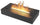 Bruciatore a Bioetanolo per Camini 50x8x25 cm 1L Simple Box 500 Nero