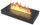 Bruciatore a Bioetanolo per Camini 60x8x30 cm 1L Simple Box 600 Nero