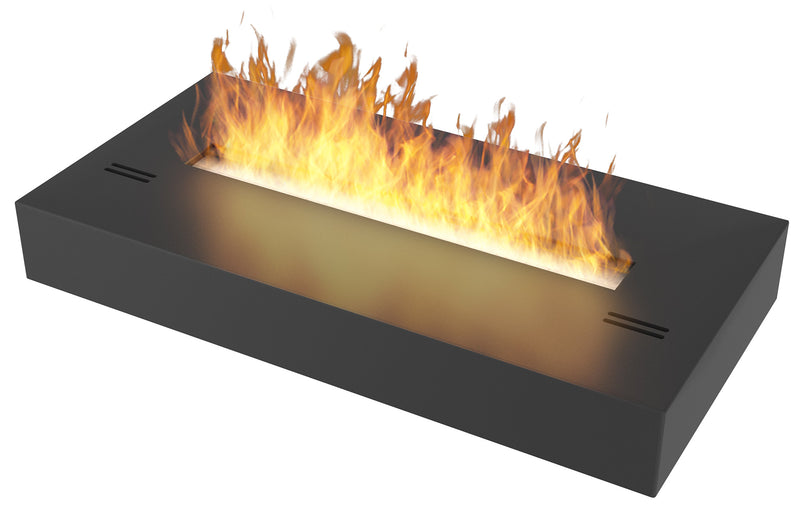 Bruciatore a Bioetanolo per Camini 60x8x30 cm 1L Simple Box 600 Nero-1