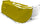 Schneeschlitten 135x38x34 cm in Acryl Pomodone Slittone Yellow