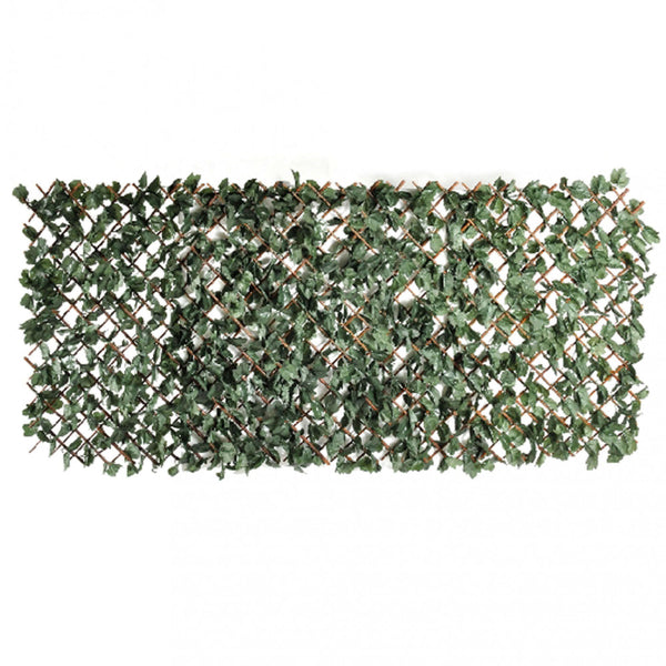 Kunststoffhecke Pfirsich 100 x 200 h cm aus grünem Polyethylen sconto