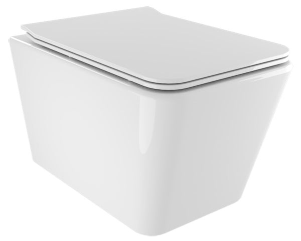 Hänge-WC aus Keramik 36x52x35 cm Street Bonussi Glänzend Weiß prezzo