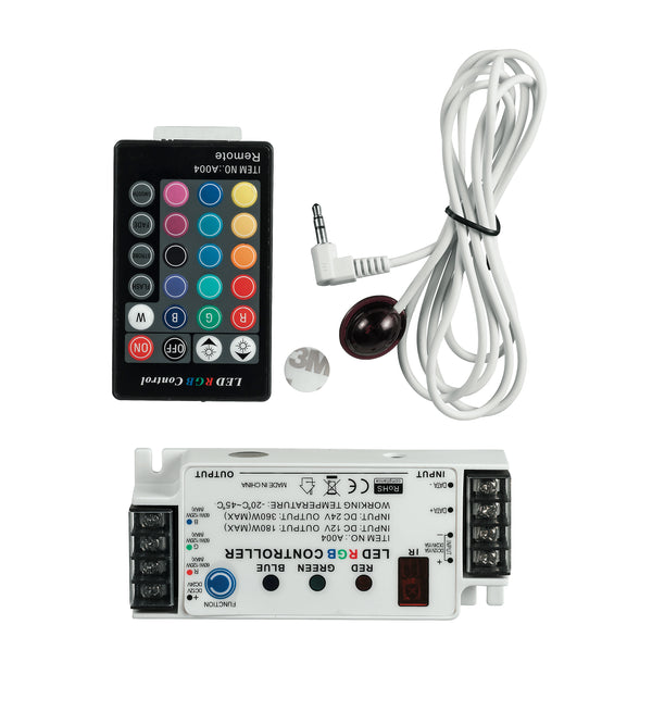 prezzo Empfänger mit mehreren Eingängen und RGB-Fernbedienung für Strip Intec STRIP-RGB-CONTROL-XL