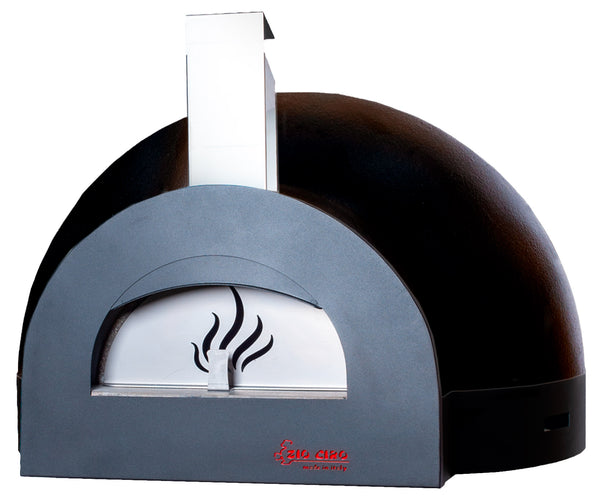 online Direktes Kochen im Holzofen für den Außenbereich in Zio Ciro Subito Cotto 100 Black Refractory