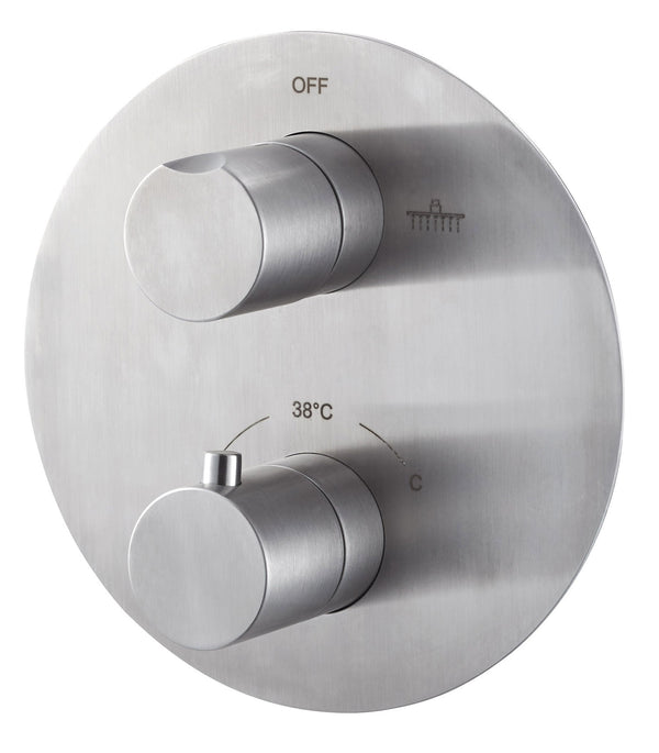 prezzo Nile Eingebauter Thermostat-Einhebelmischer aus satiniertem Edelstahl