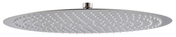 prezzo Ø40 cm Ultraflacher runder Duschkopf aus satiniertem Edelstahl Nile