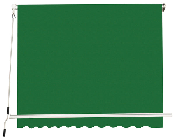sconto Fallmarkise mit Armen 245 x 245 cm Grün