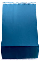 Tenda da Sole per Sormonto 1,4x2,5m in Poliestere con Anelli Ranieri Blu Unito-1