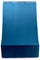 Polyester-Markise für Überlappung 1,4x3m mit einfarbigen blauen Rainier-Ringen