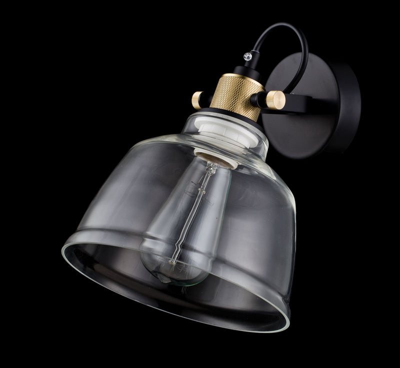 Lampada da parete Pendant in Metallo Irving Nero-3