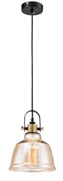 Lampada pendente Pendant in Metallo Irving Nero-1