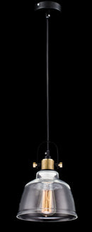 Lampada pendente Pendant in Metallo Irving Nero-2