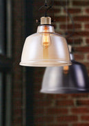 Lampada pendente Pendant in Metallo Irving Nero-2