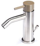 Rubinetto Miscelatore Monocomando Bidet in Acciaio Inox Maniglia Deserto-1