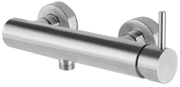 sconto Nilo Einhebel-Brausebatterie aus satiniertem Edelstahl