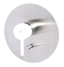 Rubinetto Miscelatore Monocomando Doccia ad Incasso con Deviatore in Acciaio Inox Maniglia Neve-1